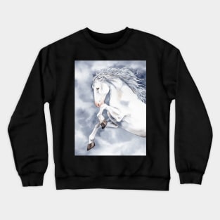 Pale White Horse Crewneck Sweatshirt